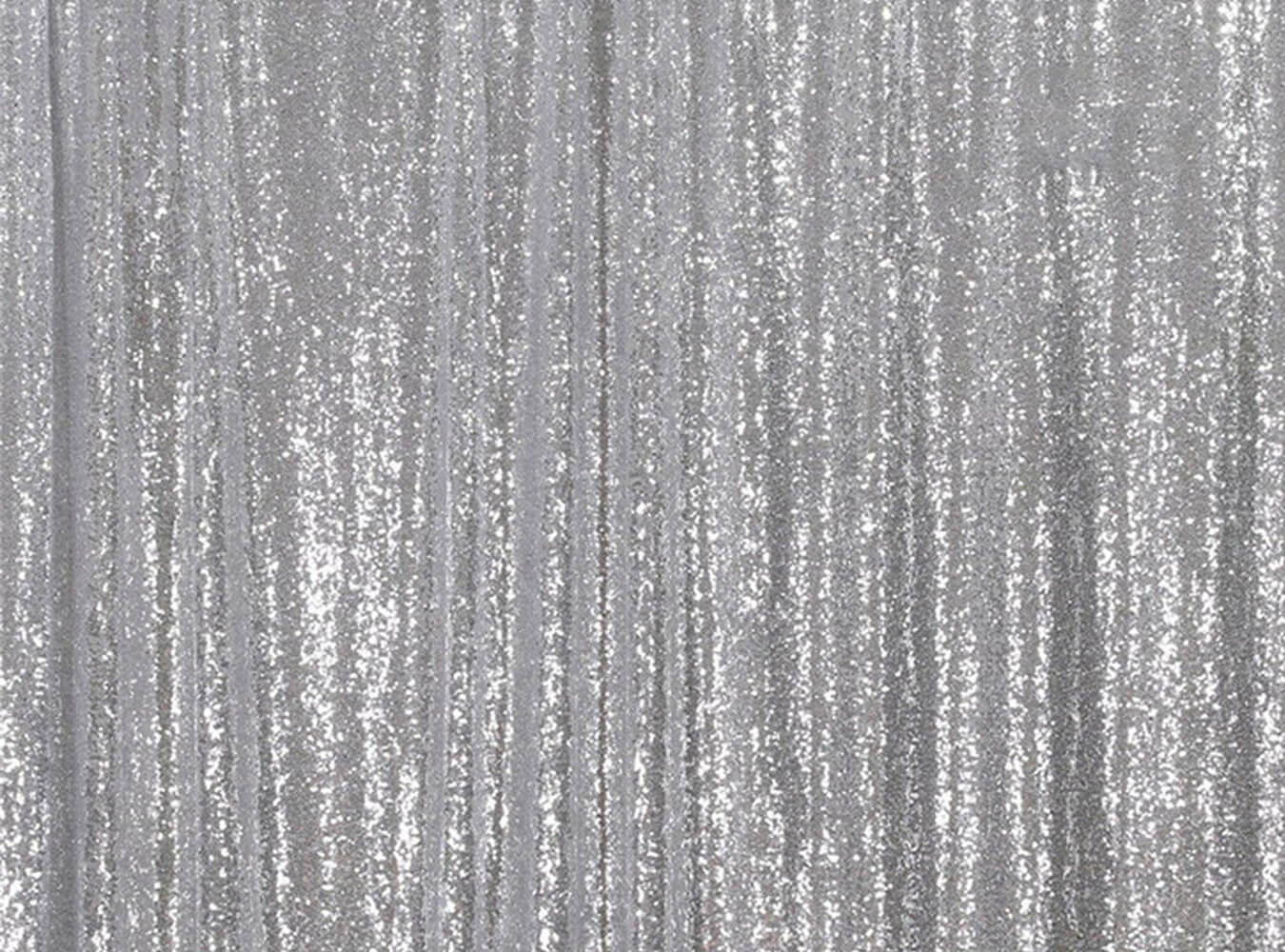 Silver Mini Glitz Sequin Fabric